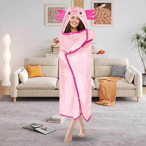 Couverture à capuche portable et douillette, le cadeau idéal pour réchauffer l'hiver - 4