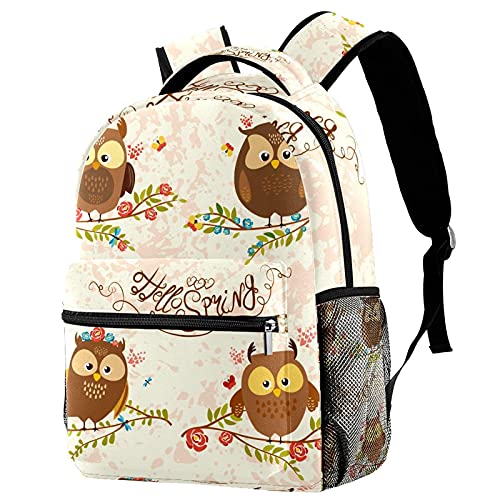 Sac à dos décontracté femme motif papillons vert multicolore pour loisirs