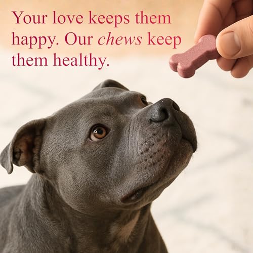 Image of Petroyale Calcium Chews for Dogs - Calcium Supplement for Dogs with Multivitamins - Dog Calcium Tablets for Strong Bones, Joints & Teeth - Calcium for Dog Soft Chew - 50 Chewable Soft Chews