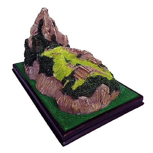 Estatua decorativa Machu Picchu de resina pequeña miniatura 6
