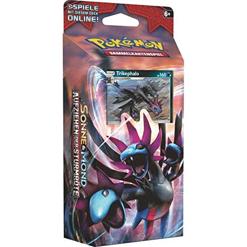 Preisvergleich Produktbild Lively Moments Pokemon Karten Aufziehen der Sturmröte Themendeck DE Deutsch Sammelkarten Spielkarten Dunkelschlund Trikephalo