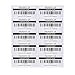 Custom Asset Tags - Asset Labels, 2 X 1'' Silver, Property ID Labels, Quantity Optional (50)