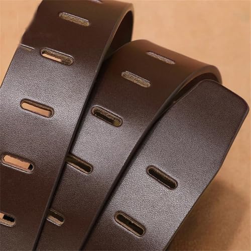 Men Western Style Leather Belt with Pin Buckle for Cowboy-Inspired Look2