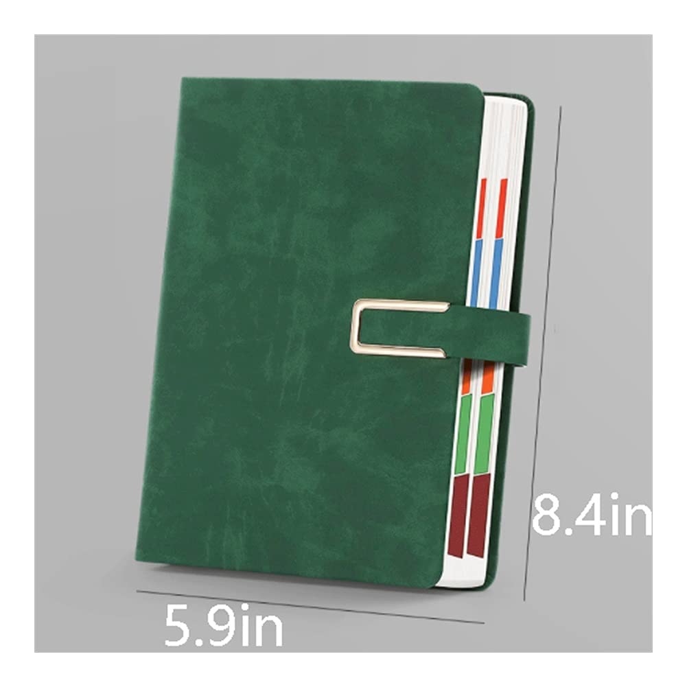 Cahier Journal, Notebook d'écriture A5, 200 feuilles / 400 pages de journal de papier épais de qualité supérieure pour l'enregistrement de l'inspiration, des idées, des peintures bureau de l'école