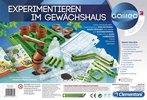 Clementoni 59081 Galileo Science – Experimentieren im Gewächshaus, Pflanzkasten & Samen für Mini-Gärtner und angehende Botaniker, Spielzeug für Kinder ab 7 Jahren - 3