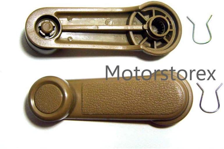 MotorstorexWindow Crank Door Cream Handle for Nissan 720 D21 Hardbody Pickup Truck