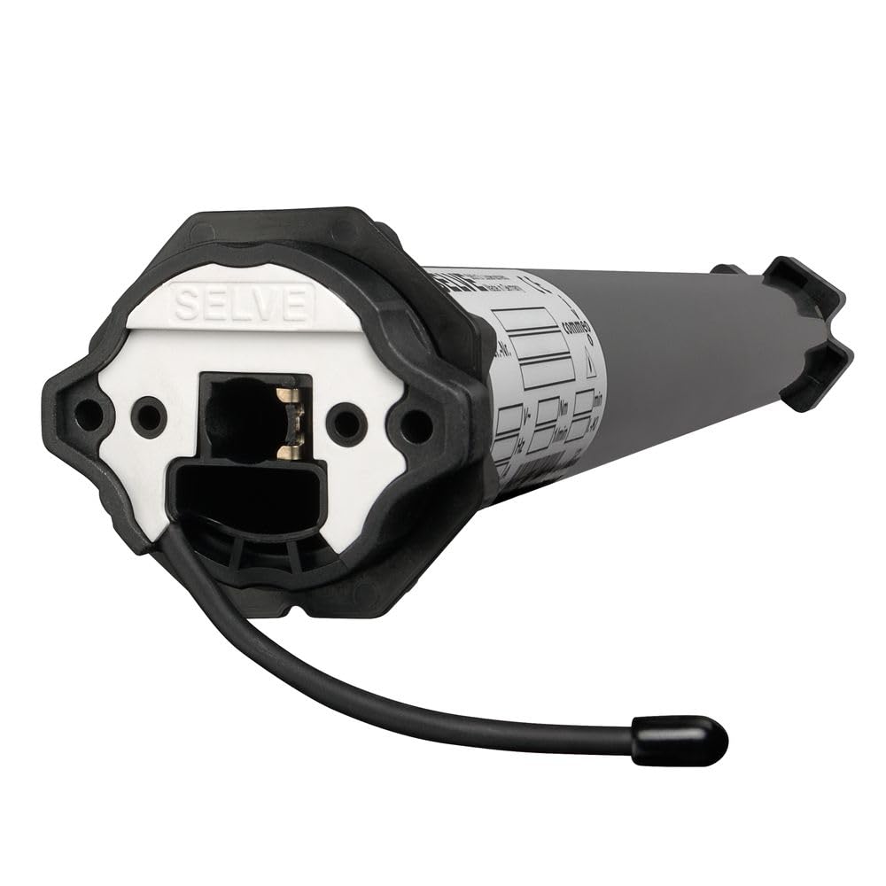 SELVE SE Pro 2/20- com Ø45 Radio-Controlled Roller Shutter Motor for Shaft SW 60, 17 rpm, incl. SW 60 Wave Adaptor, incl. 2.5 m Cable