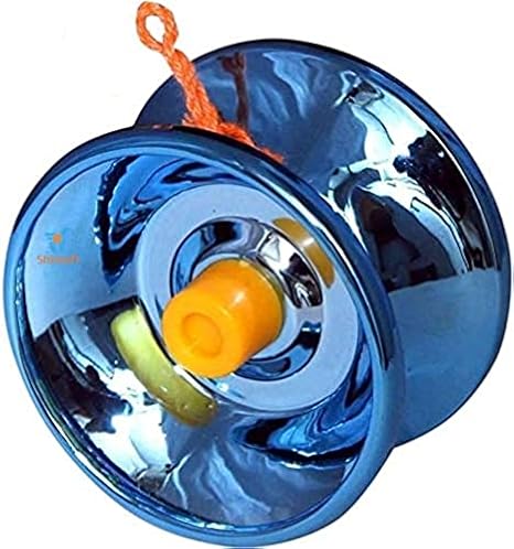 Shivsoft  Fine Quality High Gloss high Speed Metal YoYo Spiner Toy (1 pcs) (Color May Vary)Make in India(Multi Color,Pack of 1)