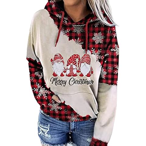 FAYALEQ Christmas Sweatshirt Women Christmas Believe Tree Shirt Xmas Vacation Graphic Casual Long Sleeve Pullover Tops Blouse Cover