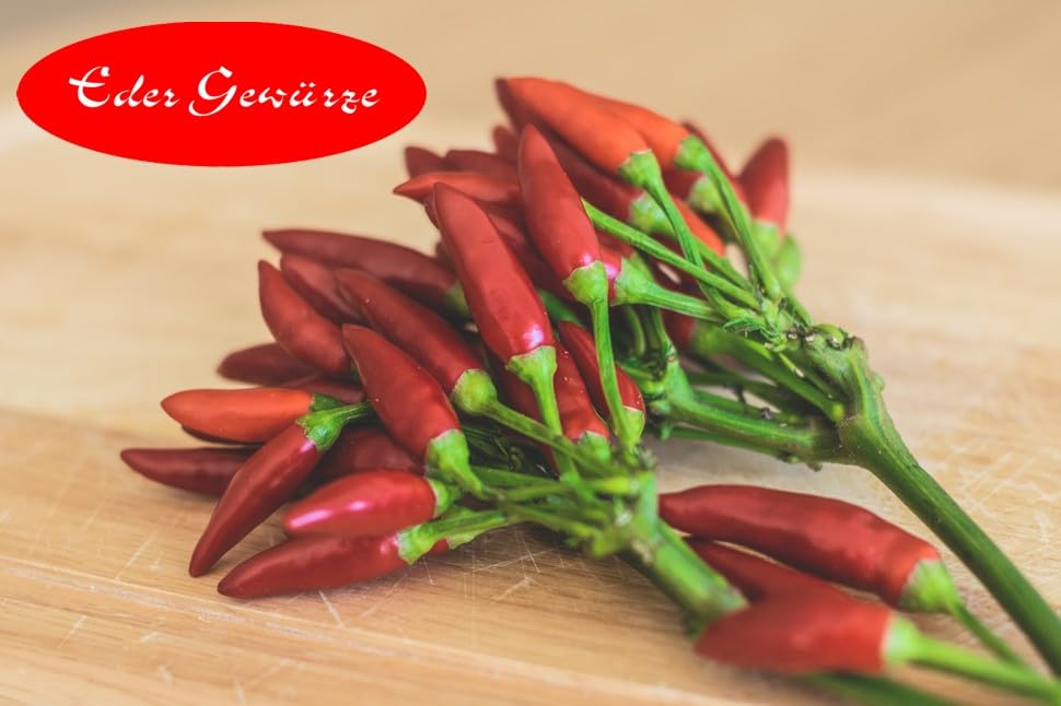 Piment langues d'oiseaux Eder Gewürze - Épice entière en sachet de 1kg
