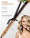1.25 inch Long Barrel Curling Iron, Extra-Long Curling Wand with 8 Heat Settings, Ceramic Curling Iron for Smooth and Lasting Styling,Suitable for All Hair Types, Dual Voltage Damage-Free Styling
