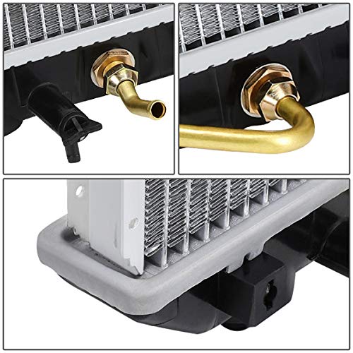 Image of DNA Motoring OEM-RA-1859 1859 OE Style Bolt-On Aluminum Core Radiator Compatible with 96-97 Rav4 AT /MT,27-7 /8 inch W X 13-3 /4 inch H X 1-1 /4 inch D, 1-1 /4 inch Inlet / 1-1 /4 Outlet