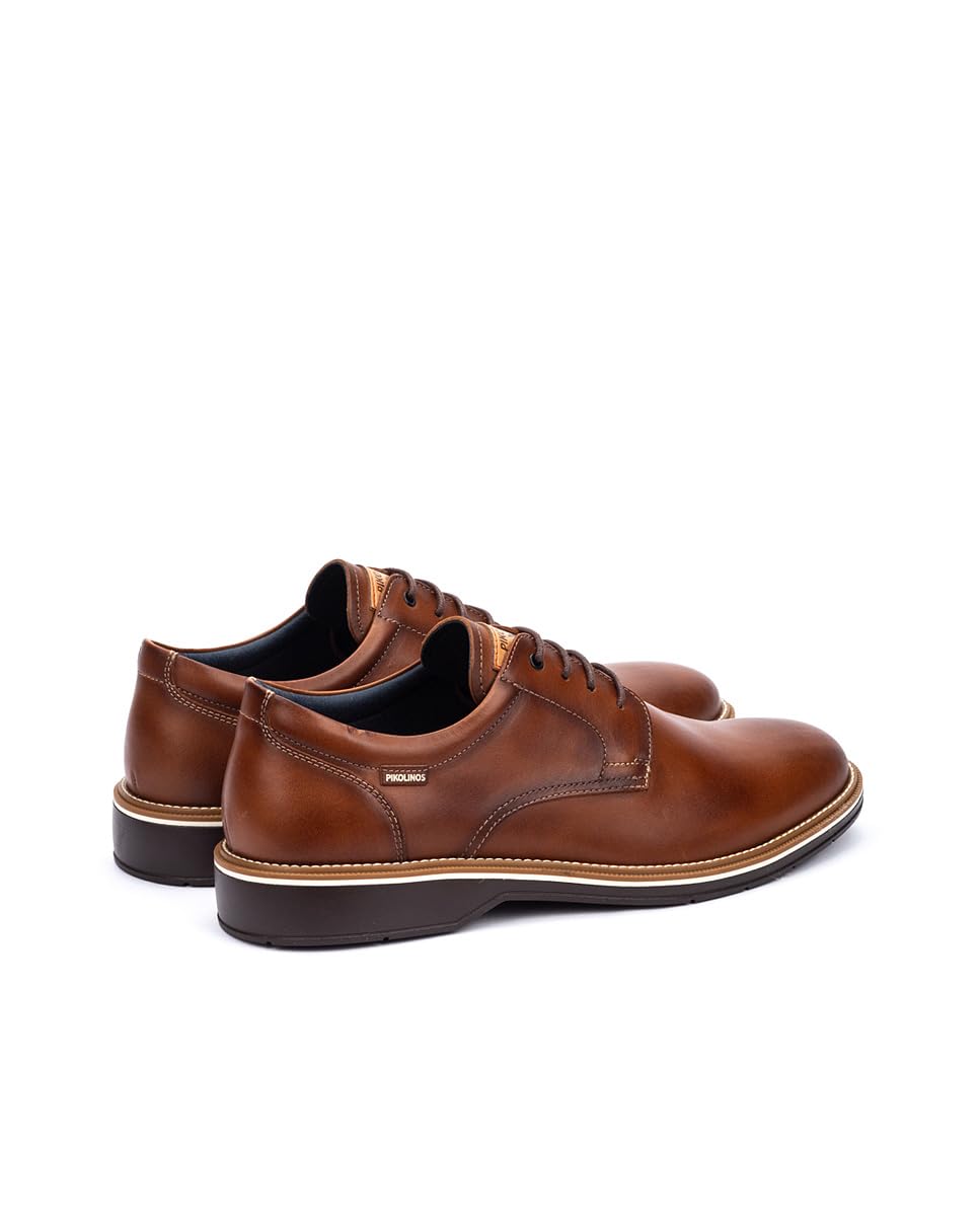 Pikolinos Carlet Zapatos Cordones Hombre | en Cuero | Plantilla Extraíble