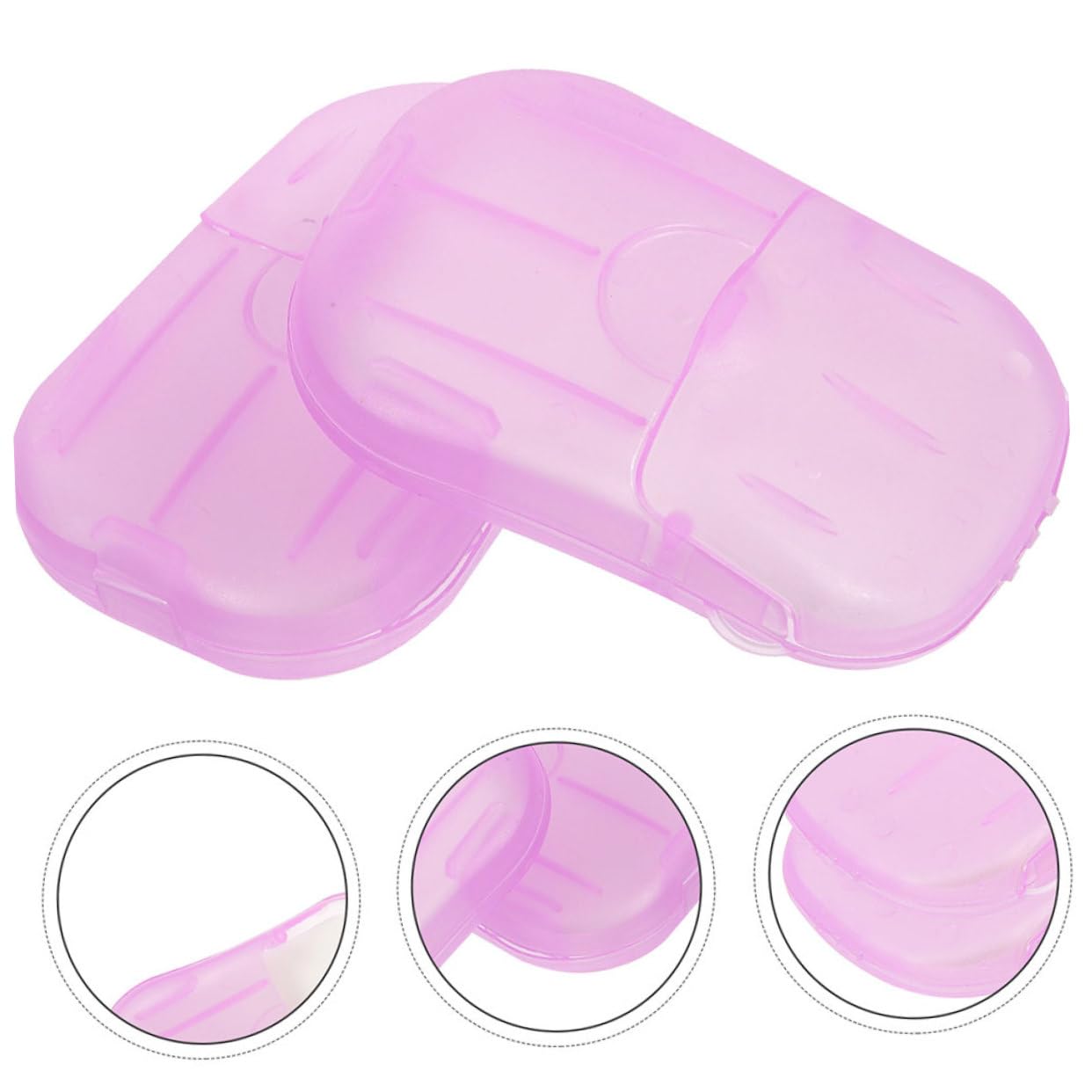 Abaodam 4sets Portable Sheets for Travel Outdoor Activities Camping Hiking Lightweight Safe and Convenient Hand Wash Slices for Anytime 15boxes*4