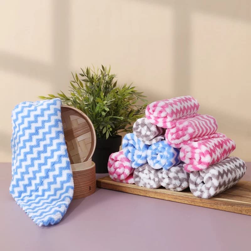 XieXie® Cleaning Cloth,Coral Fleece Microfiber Dishcloth,Quick Dry Thicken Towel Rag Wipe for Kitchen & Bathroom (Set of 5) Microfiber Cleaning Cloths Dish Cloth Kitchen Towel High Absorbent (B0B6WKWJW3) Amazon Price History, Amazon Price Tracker