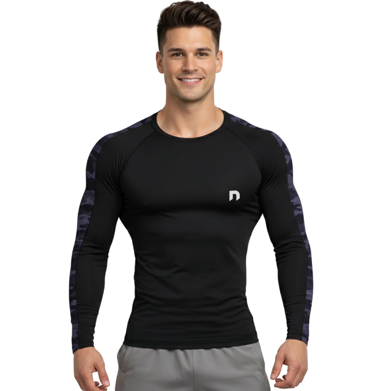 Men Compression Swimming t Shirt Full Sleevs for Unisex