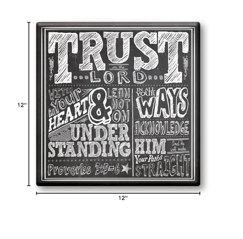 Trust, Stretched Canvas Art 12x12