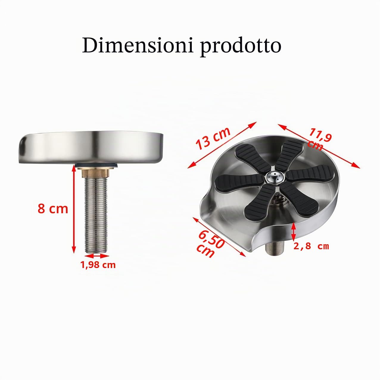 Lavabicchieri Bar Lavabicchieri Lavandino, Cup Washer per Lavelli da Cucin