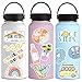 BEUTEESER 35 Pcs VSCO Vinyl Cute Waterproof Stickers for Hydro Flask, Water Bottle and Laptop - Suitable for Kids, Girls, Teens, Women