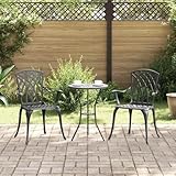 Utilisation polyvalente en extérieur : les dimensions de 53 x 51 x 88,5 cm (l x L x H) rendent ces chaises idéales pour les jardins, les patios et les balcons. Elles s'intègrent parfaitement dans différents espaces extérieurs et offrent des sièges confortables pour le divertissement ou pour profiter de l'air frais.