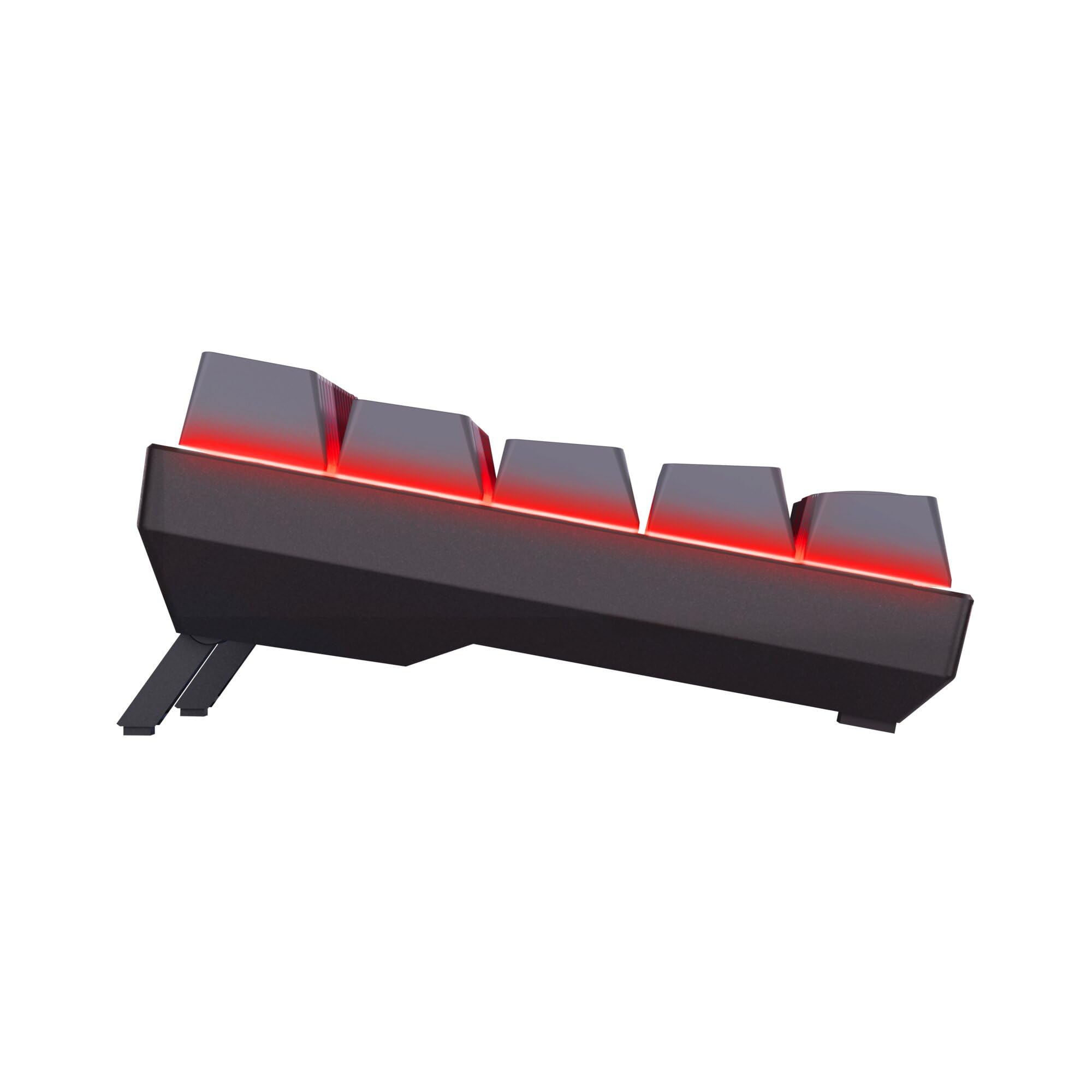 GXTrust Revyn Tastiera Gaming Meccanica 60% Mini Layout Italiano QWERTY | Tri-Mode 2.4GHz/Bluetooth/USB, Batteria de 50 Ore, Ricaricabile, RGB, Keyboard per PC Laptop, Grigio/Nero
