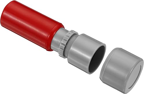 Miniatura 3 de PATIKIL Sellos de letras de 0.276 in, sello de tinta de plástico con letras del alfabeto O, autoentintado para álbumes de recortes de aula, rojo