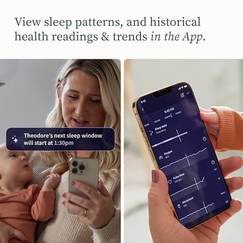 Owlet Dream Sock® - Smart Baby Monitor - Track Live Pulse (Heart) Rate, Oxygen in Infants, Mint - Image 4