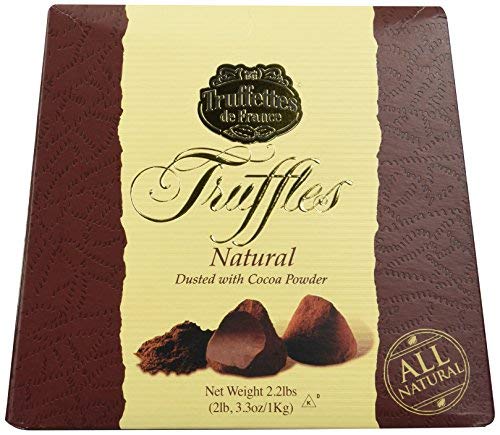 Chocmod Truffettes de France 2.2lbs (1Kg) All Natural Truffles in a Elegant Gift Box-SET OF 3