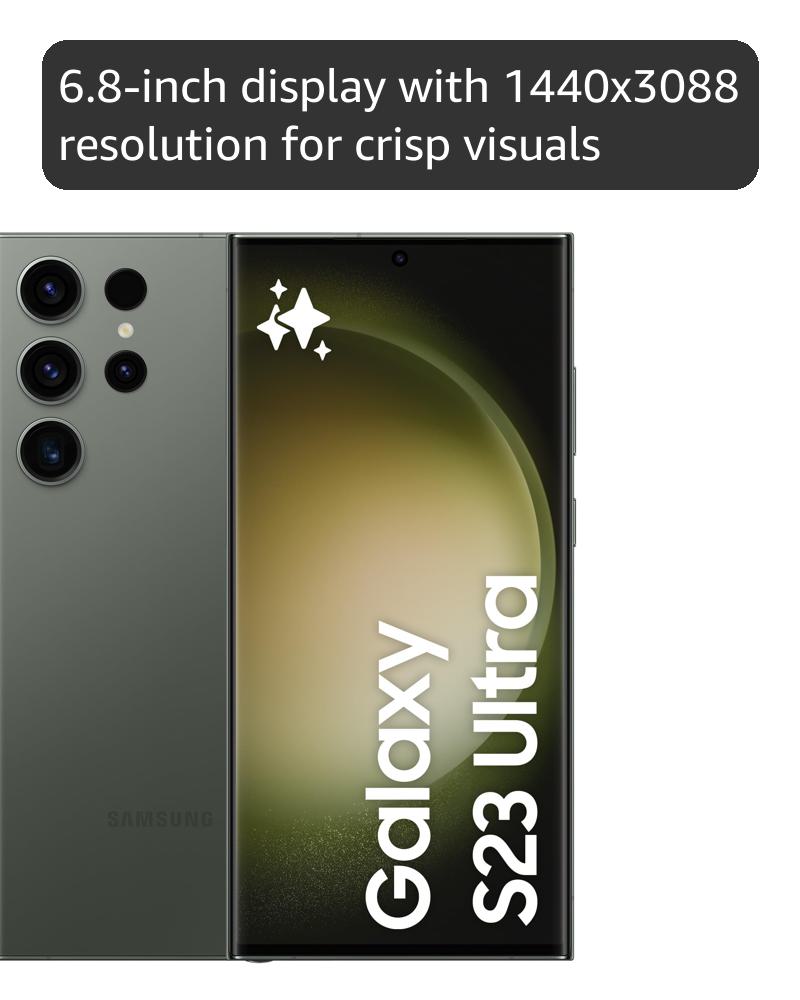 Samsung Galaxy S23 Ultra 256GB, Dual SIM, Green - Unlocked