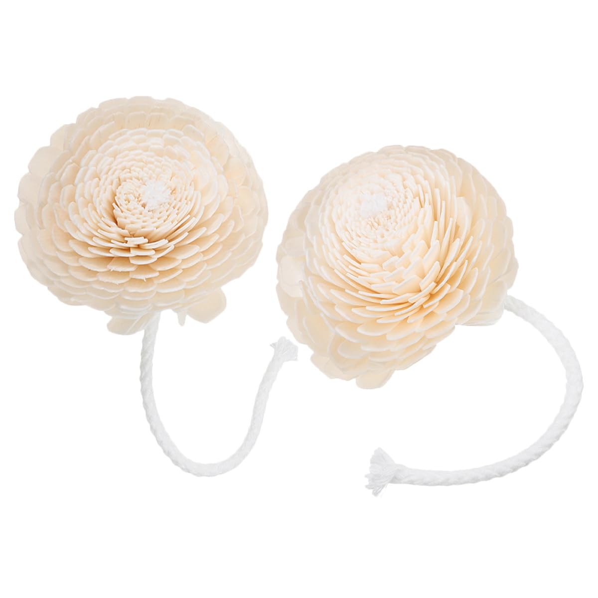 Tête de fleur factice pour parfum intérieur - Diffuseur huile essentielle 2 pièces