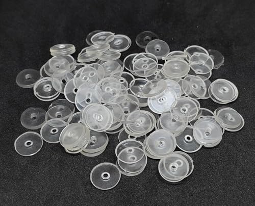 Image of Soft Silicone Rubber Earring Back Stoppers for Gold, Diamond, Silver & Heavy Earrings | Flat Clear Push Buttons for Big Holes | Earring Findings & Stud Support for Women & Girls
