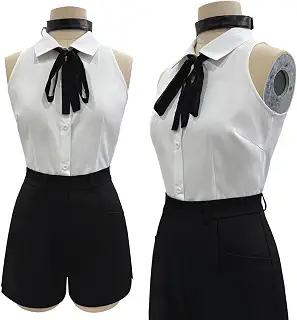 [HOLOUN] チェンソーマン レゼ Rezeコスプレ演出服 コスチューム 舞台装 ドレス クリスマス ハロウィン 祝日贈り物…