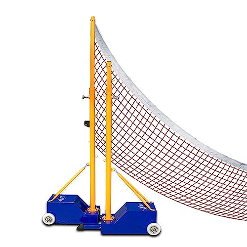Rete da badminton portatile con altezza regolabile e racchette volani Combo per cortile, interni ed esterni sport in famiglia