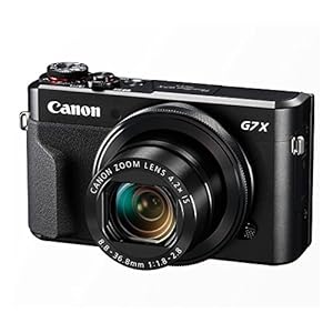 Canon PowerShot G7 X Mark II Digitalkamera (klappbares 7,5cm Display, 20,1 Megapixel, 4,2 Fach optischer Zoom, Touchscreen, WLAN, F1.8-2.8 Objektiv, optischer Bildstabilisator, Full HD), schwarz