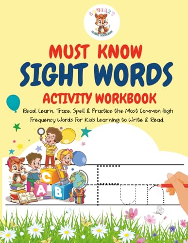 Word Squeaky Amazon.com: Must Know Sight Words Activity Workbook: Learn, Arrange ...