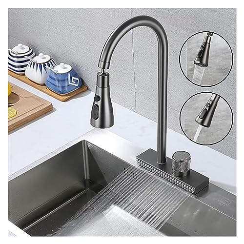 Grifo de cocina giratorio para evitar salpicaduras con mezclador monomando 4