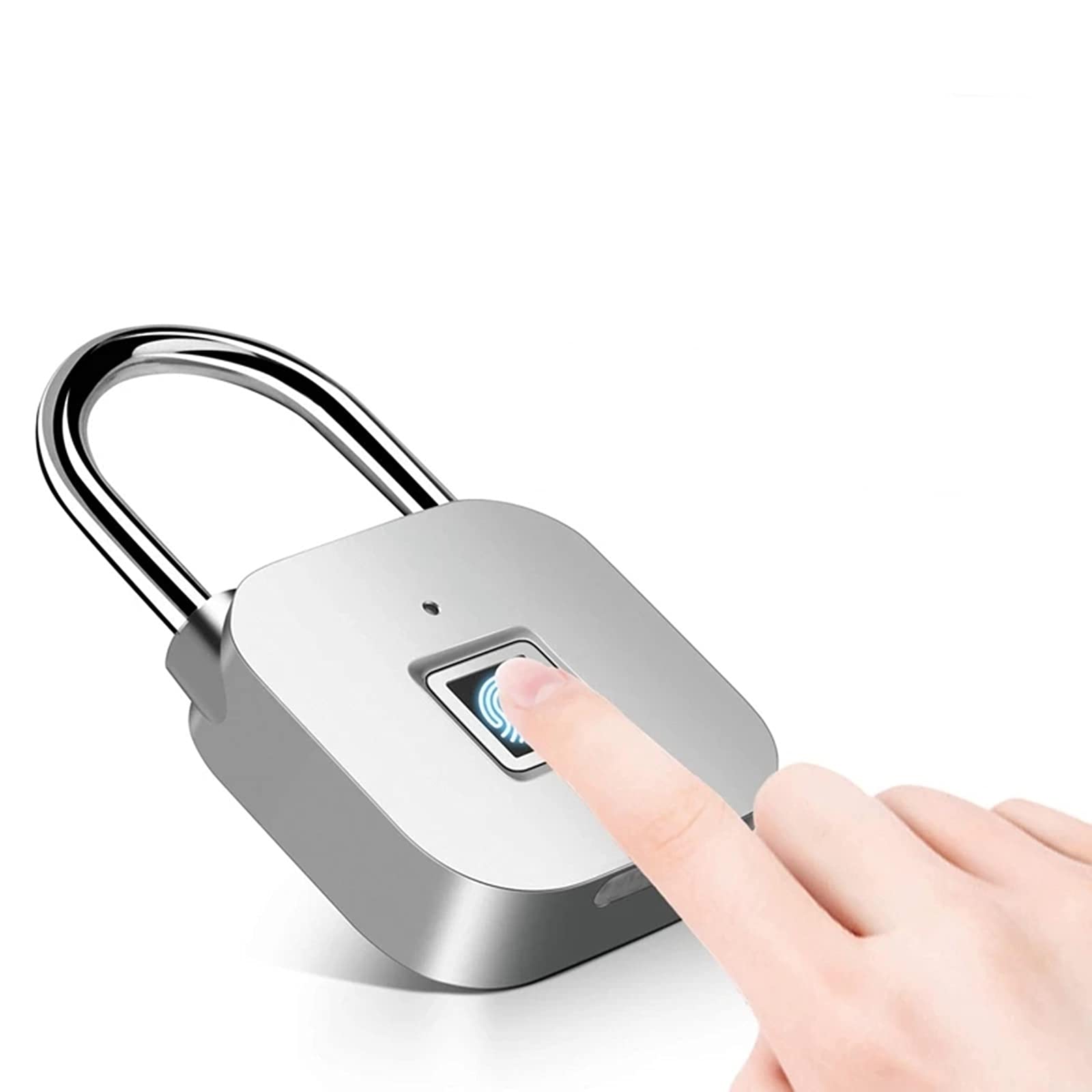 Candado Inteligente con Huella Dactilar Bloquear el candado de huellas digitales inteligente sin llave for puerta para Seguridad
