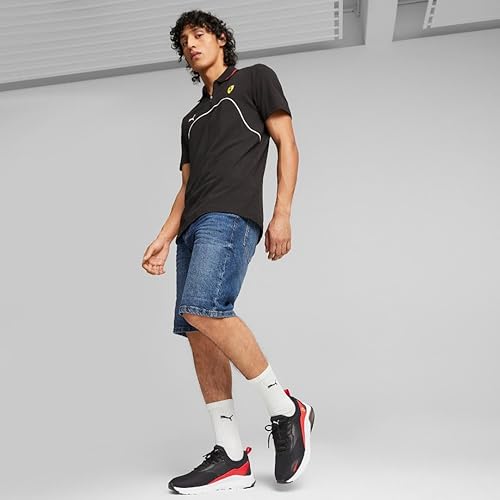 Vista 6 de PUMA Polo estándar Ferrari Race para hombre Puma Negro Ah23