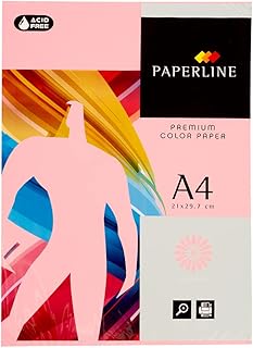 Pack 500 Hojas Color Rosa Claro Tamaño A4 80g