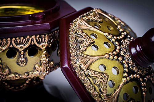 Am Incense Burner Bakhoor Burner - Octagon (Bronze) #TOP7