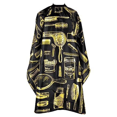 Waterproof Barber Cape for Men - Hair Cutting Cape for Haircuts, Salon, and Adults - Barber Supplies and Accessories
