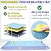 EZHOISLING Bed Portable Bathtub – Folding Shower Mattress for Bedridden Patients, Elderly & Disabled – Full Body Washing in Bed, Waterproof PVC, with Water Pillow & Drainage System