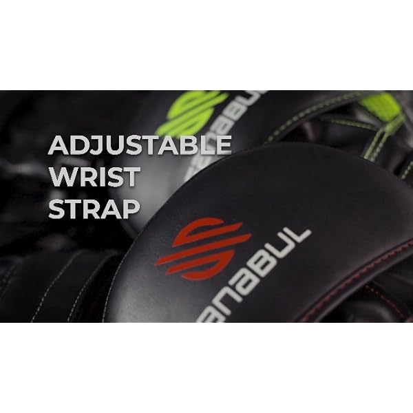 Sanabul-Essential-Curved-Boxing-MMA-Punching-Mitts Sanabul Essential Curved Boxing MMA Punching Mitts (Black/Red)