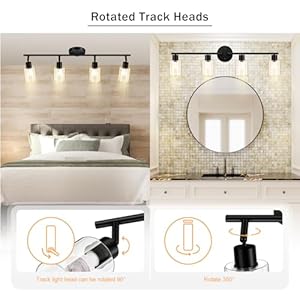 Boostarea4lightledtracklightglasslightshadetracklightingkits4waymodernceilingspotlightsforkitchendiningroombedroomhallwayflexiblyrotatablelightheadblacknotgu10bulb  Urban Country Home Decor Boostarea 4 light led track lightglass lightshade track lighting kits4 way modern ceiling spot lights for kitchendining roombedroomhallwayflexibly rotatable light headblacknot gu10 bulb  urban country home decor
