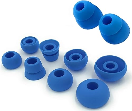 Miniatura 4 de Puntas de repuesto blancas para auriculares Beats Powerbeats3 inalámbricos intraurales - Pequeño, mediano, grande, doble brida y bi-tip (blanco)