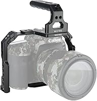 Vista 2 de NICEYRIG Soporte de jaula para Canon EOS 90D/80D/70D, con empuñadura superior ergonómica - 504