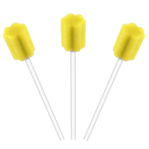 Miniatura 8 de Paquete de 50 hisopos orales desechables, esponja dental estéril sin sabor para la limpieza de la boca y las encías