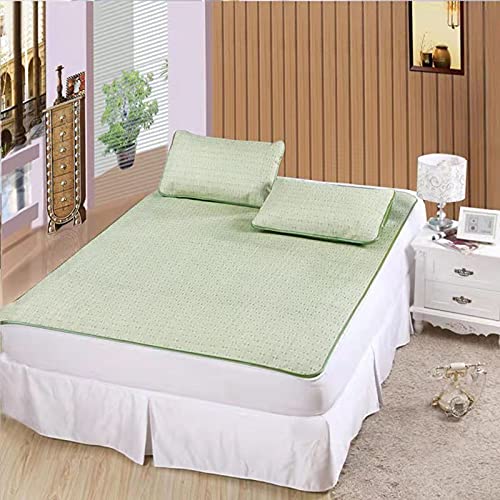 Coussin de lit rafraîchissant en bambou confortable pour l'été, tapis de couchage pliable en rotin, coussin frais pour lit 5 pour un confort et une relaxation ultimes