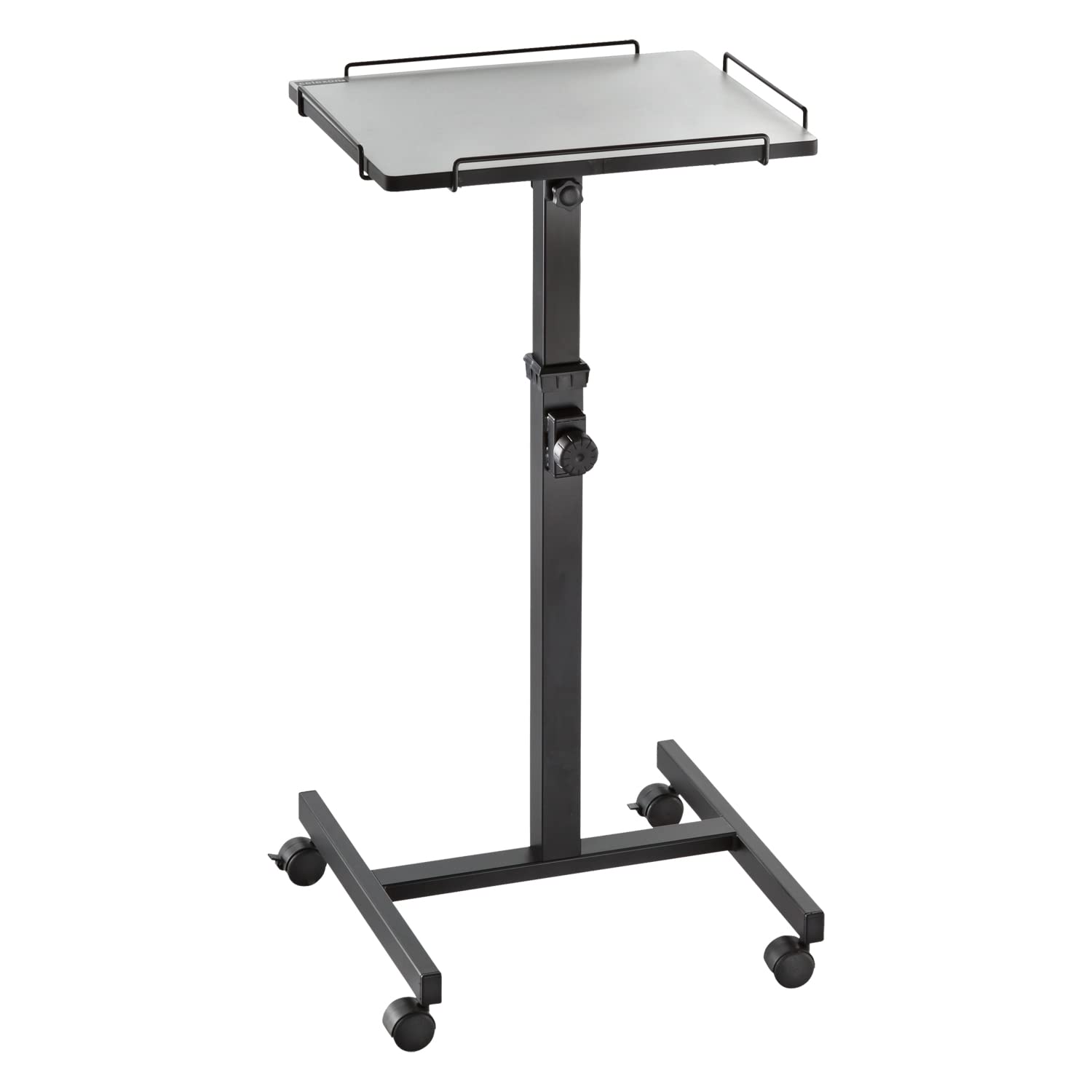 celexon Table de Projection PT2000B | Table pour Projecteur Réglable en Hauteur avec roulettes & Plateau Inclinable (Jusqu’à 20°) | Hauteur 80–125 cm | Mobile & Polyvalente pour Bureau & Éducation