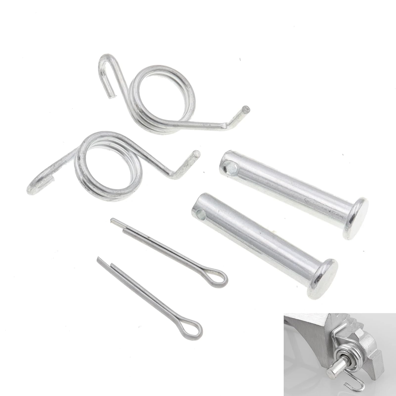 Photo 1 of YehVeh Foot Pegs Pin Mount Bolt Spring Kit for Motorcycle Footrest Dirt Bike Footpeg XR50 XR70 XR80R XR100R CRF50 CRF70 CRF70F CRF80 CRF80F ?CRF100F KLX110 Motocross 50cc 70cc 90cc 110cc 125cc